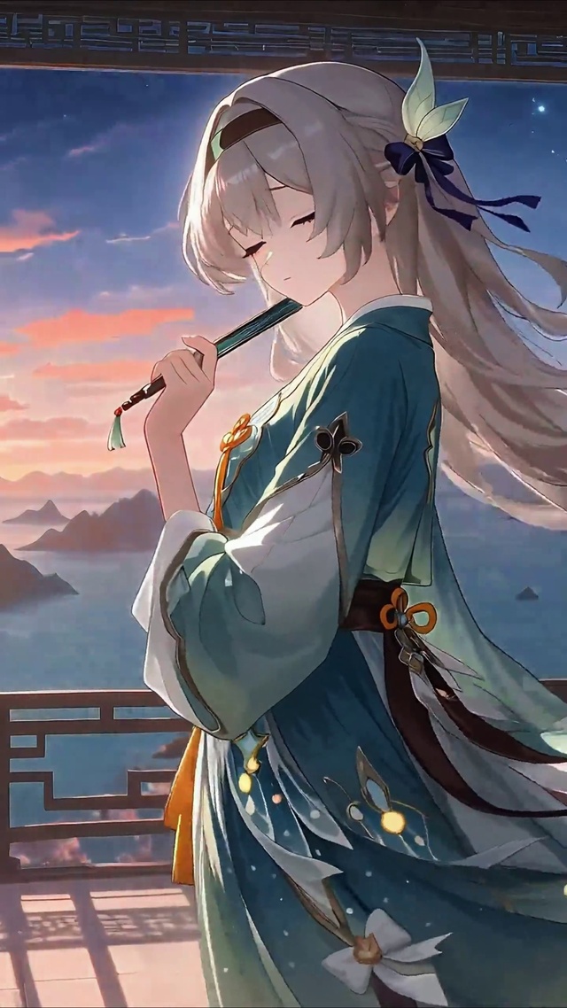 流萤丨高阁眺海丨