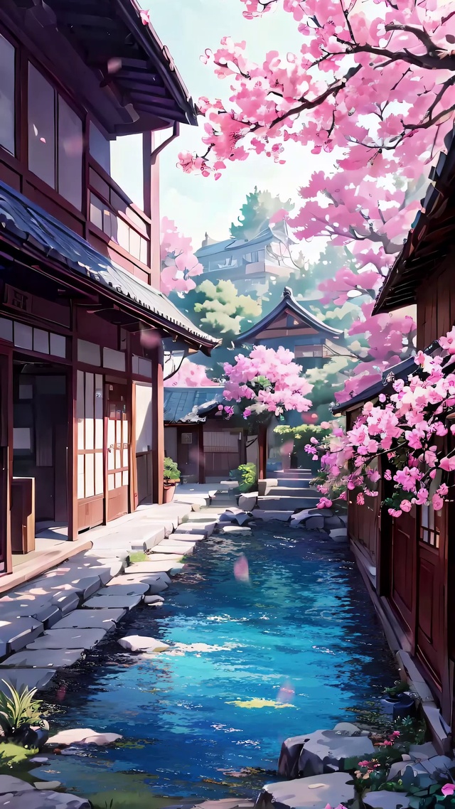 古风落花流水