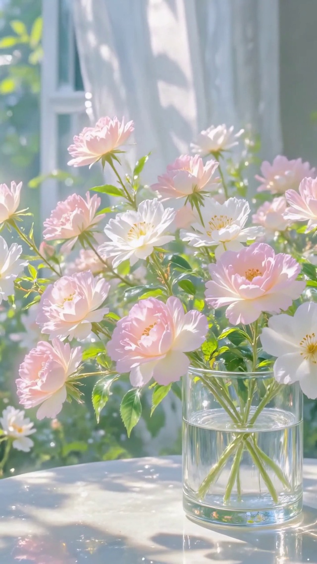 窗边玫瑰