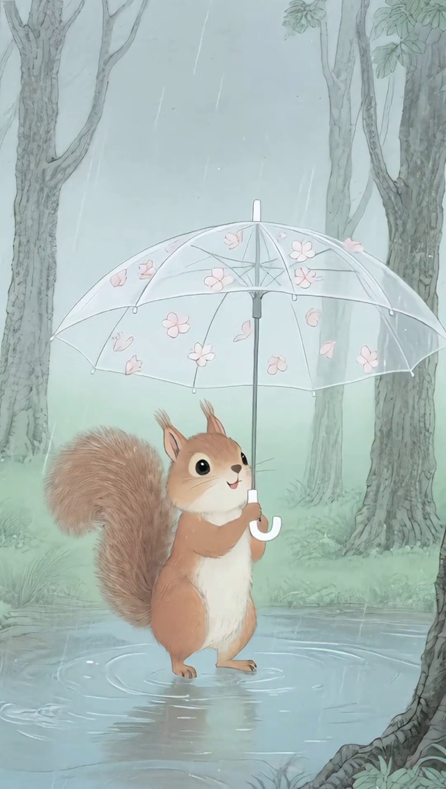 可爱小松鼠