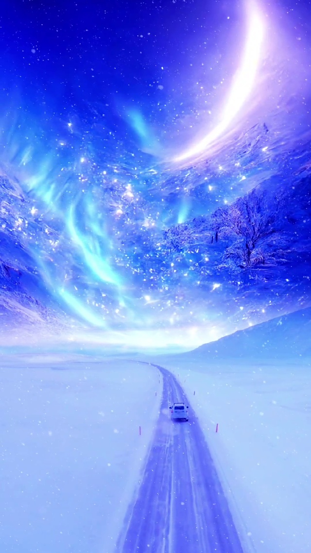 极地雪景