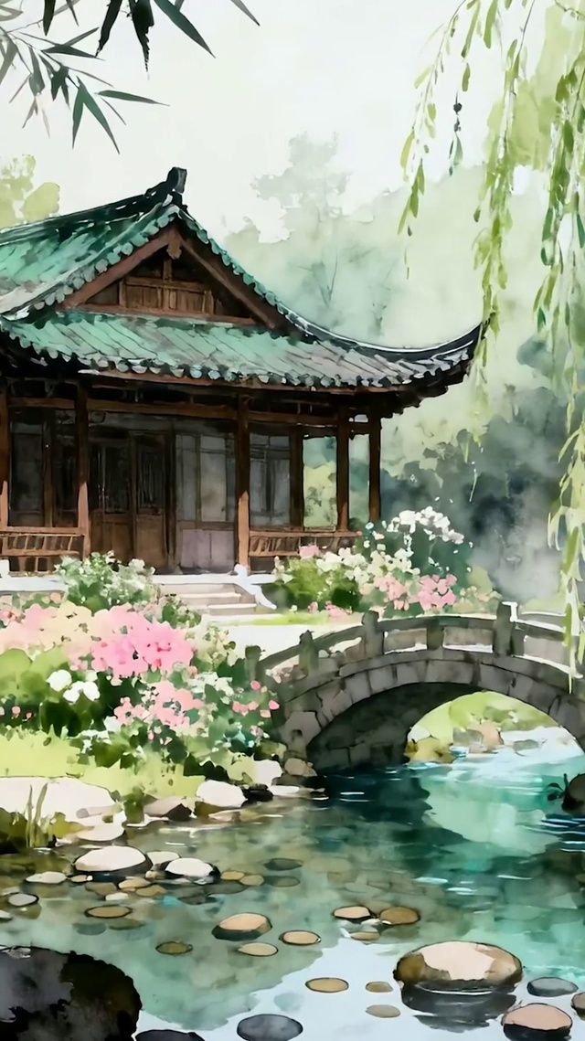 护眼竹林