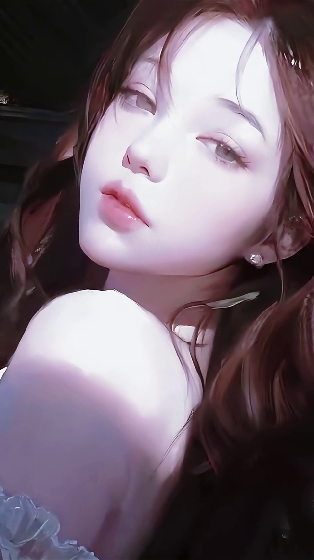 动漫美女-废墟微光里的回眸
