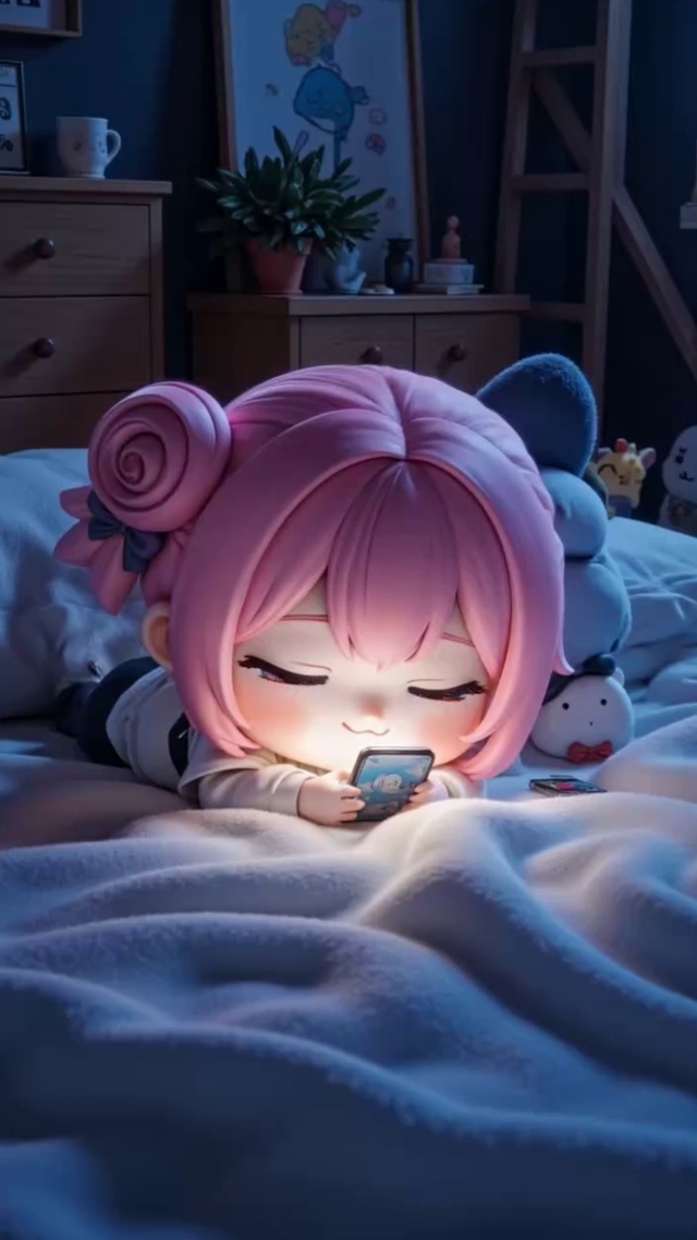 玩手机的doro