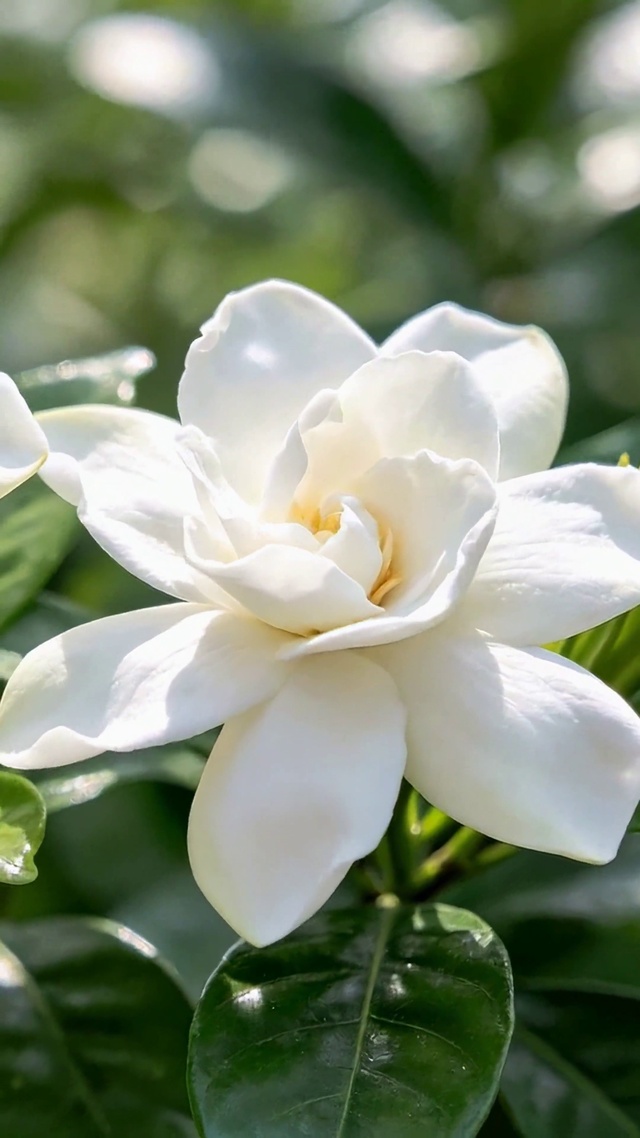 盛开栀子花