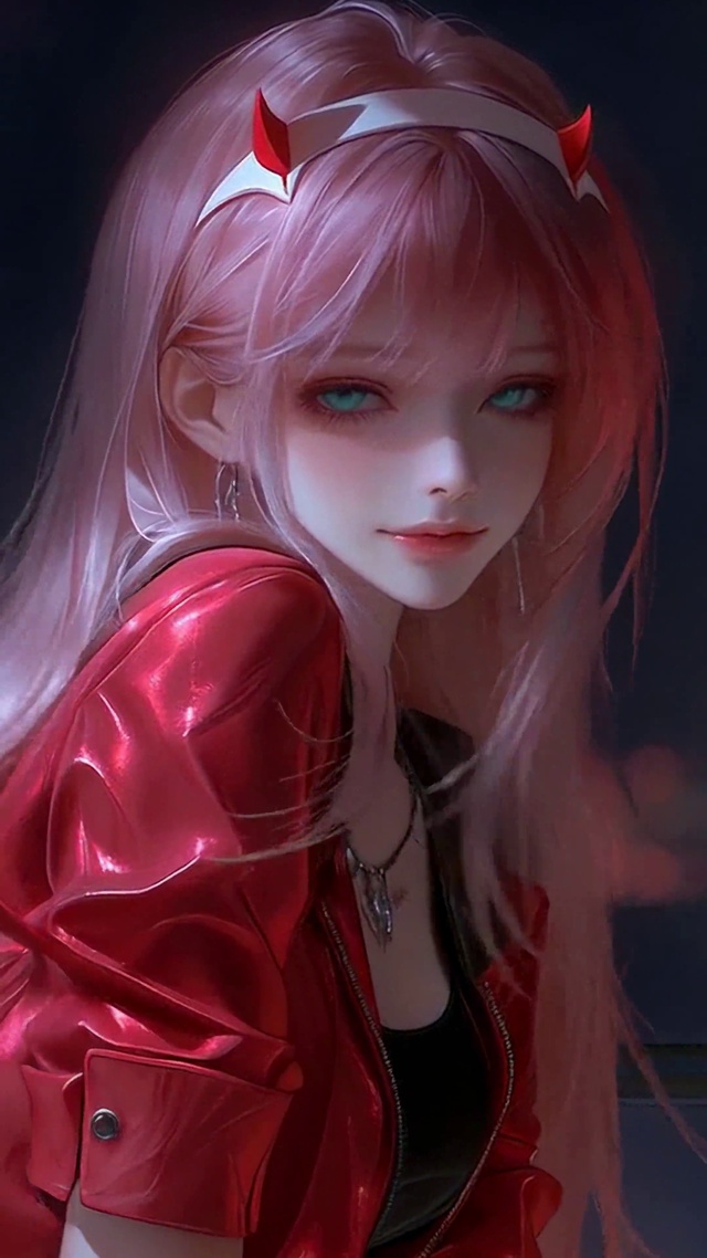暗夜粉发美少女国家队02