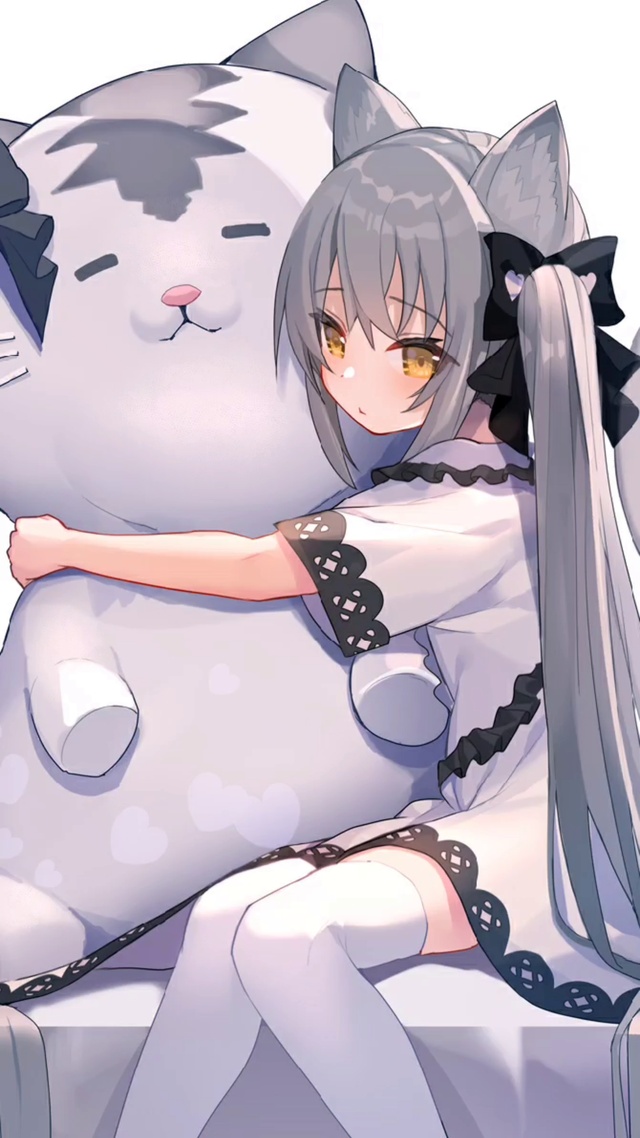 抱抱暖心大猫咪4k唯美