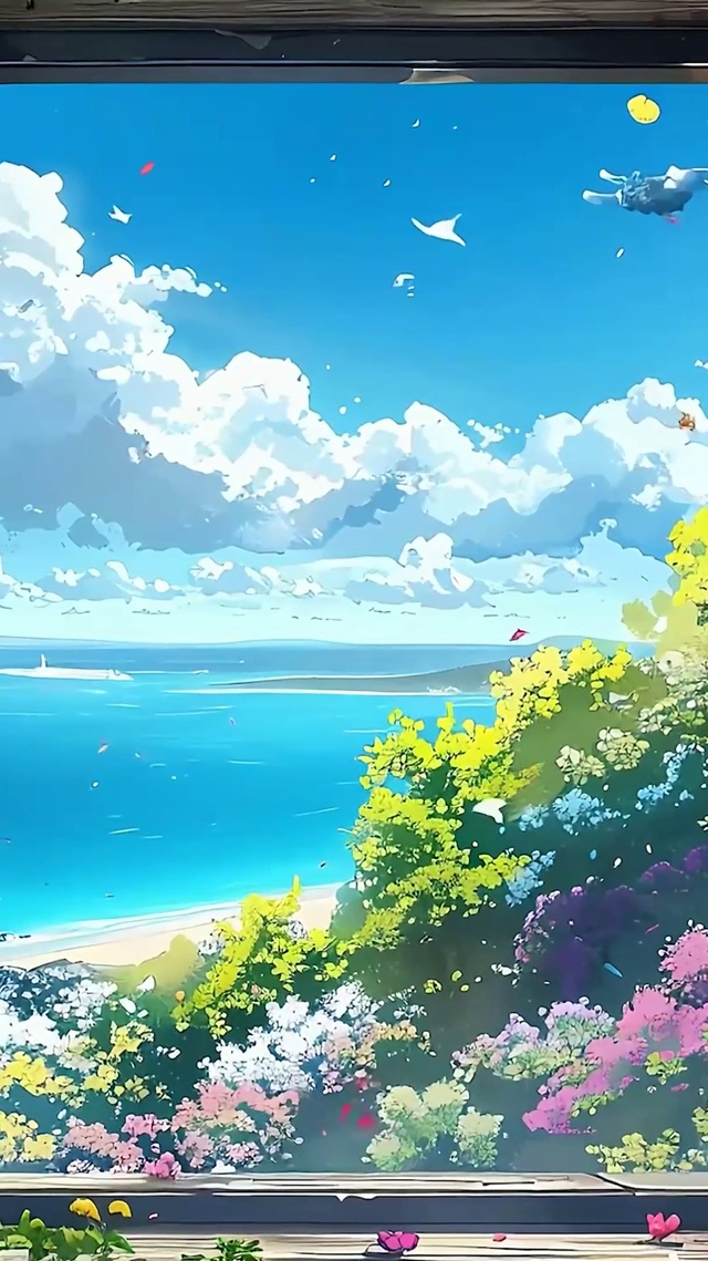 海景花草树木