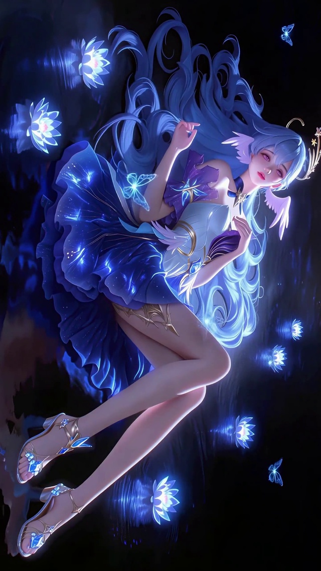 冰莲幽夜-知更鸟