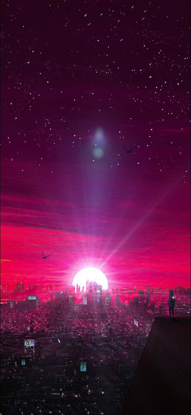 动漫未来科技城市赛博朋克【原创作品均有工程文件🈲️转载】