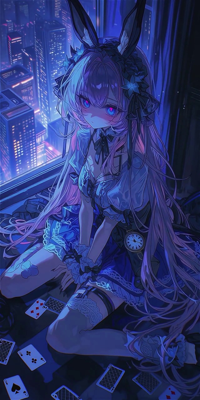 蓝窗纸牌