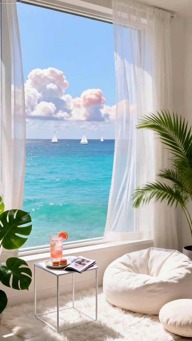 治愈海边美景