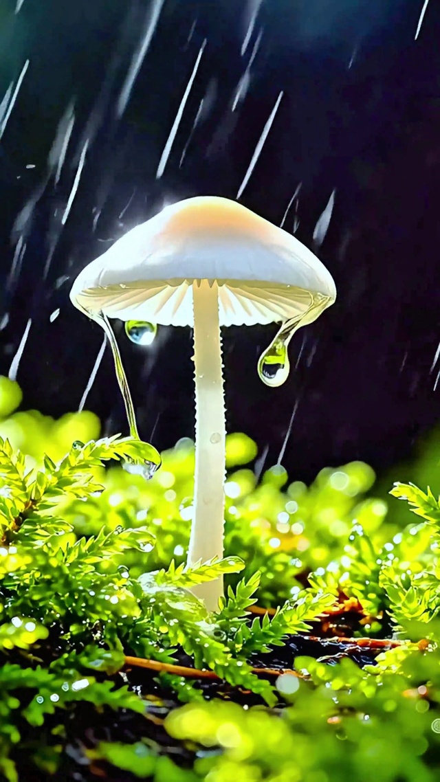 治愈蘑菇小雨4K