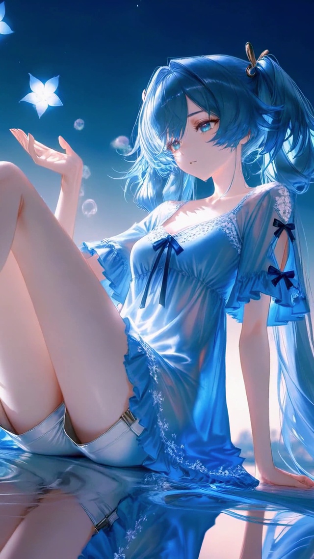 蓝发美少女尤诺