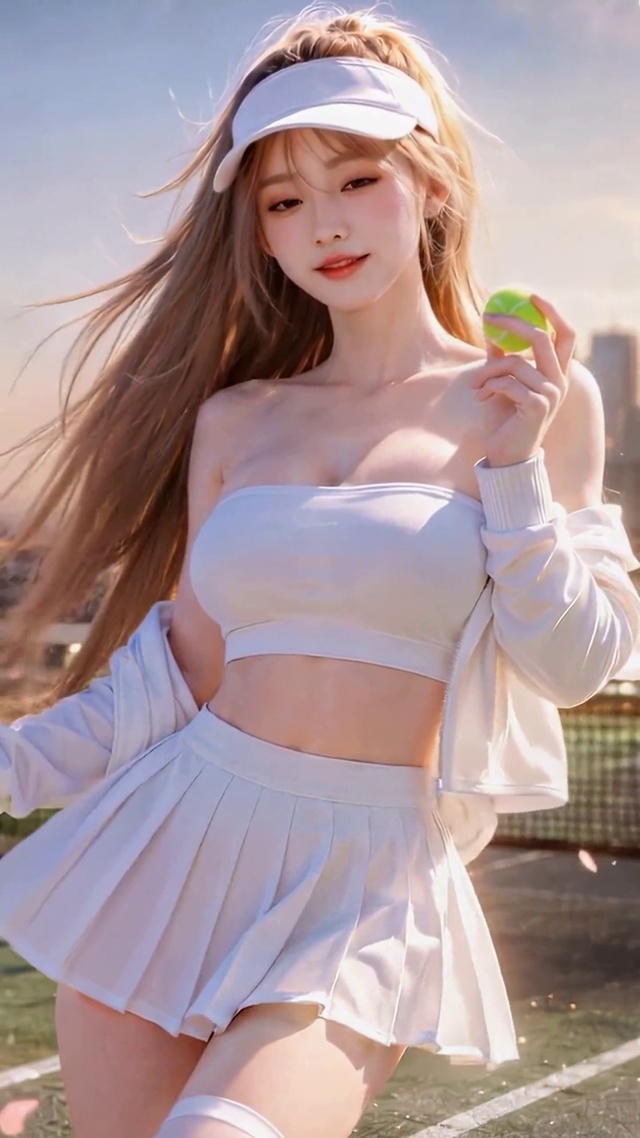 天台网球活力美少女
