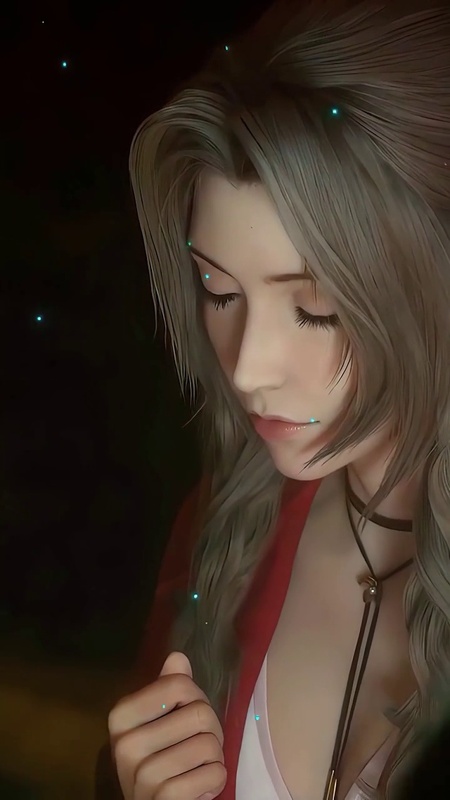 许愿的少女

