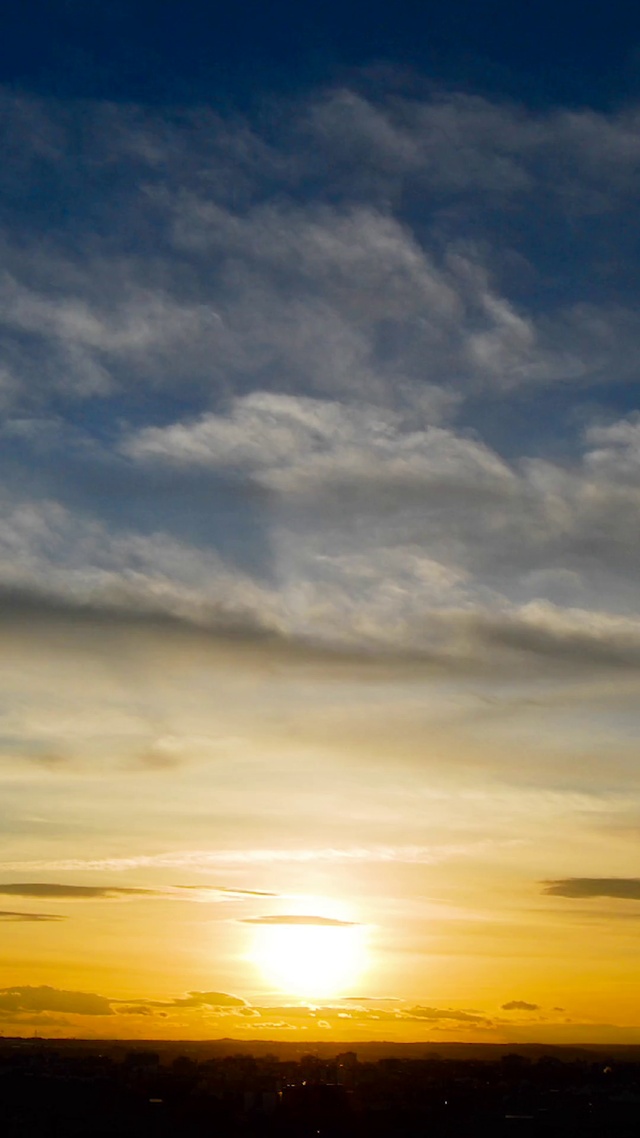 4K 高清 延时摄影日落