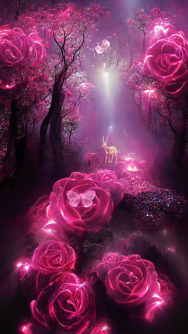 唯美梦幻粉玫瑰