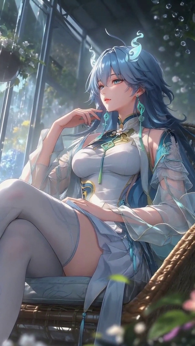 花房听雨清宵