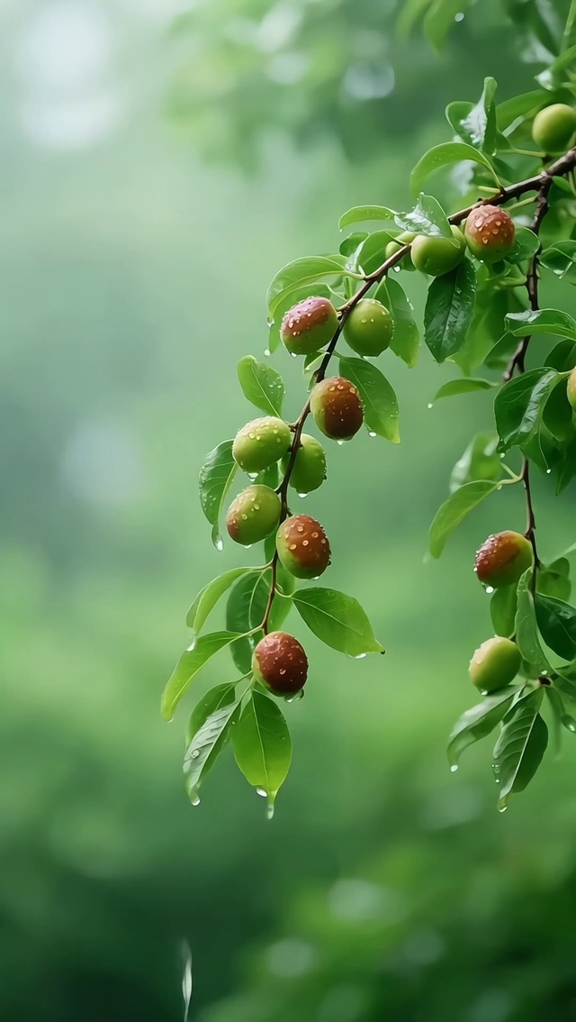 雨中枣