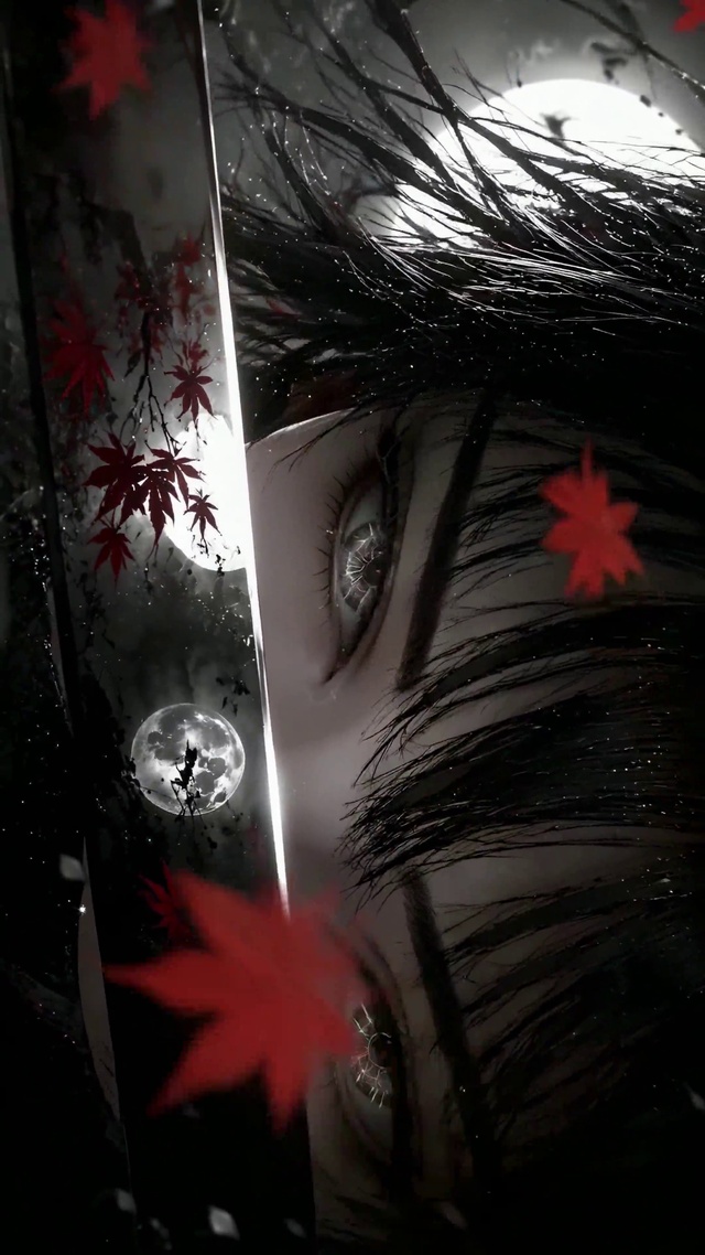 暗夜红枫暗黑二次元美少女