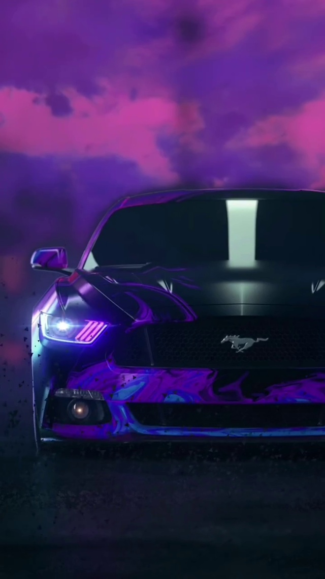 暗黑系野马跑车