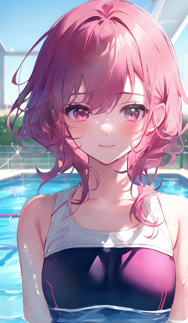 性感可爱泳装美少女