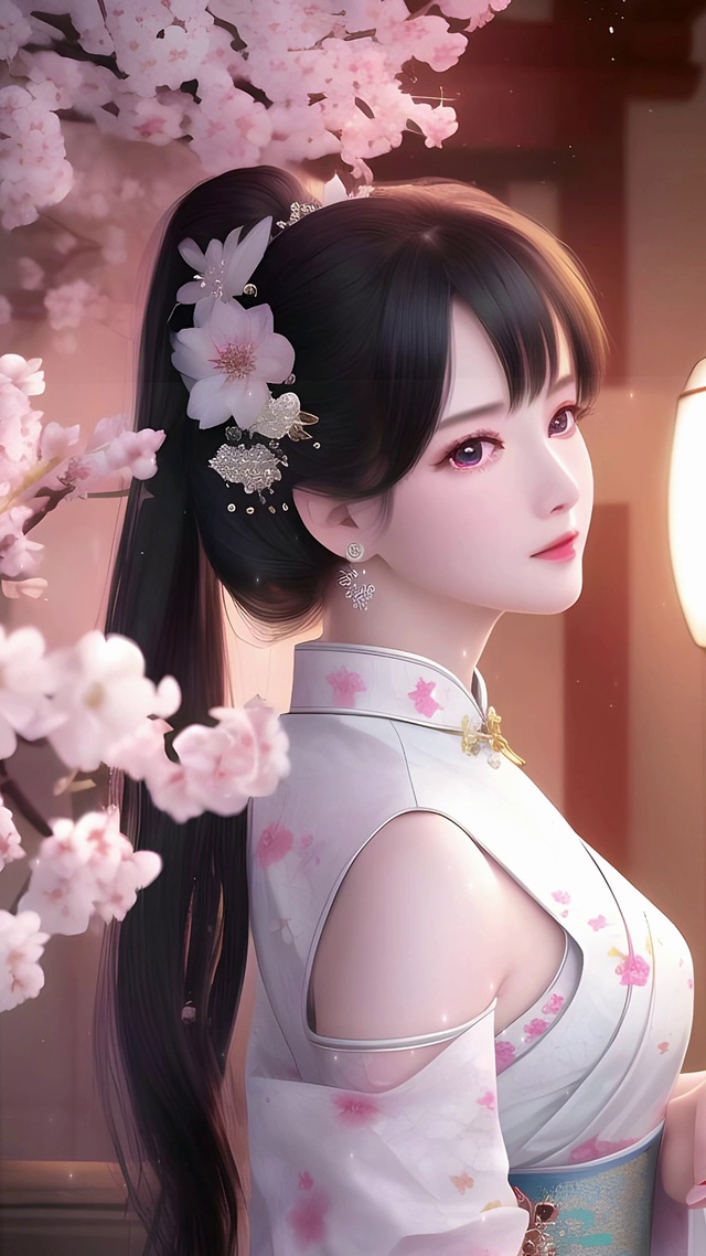 国风旗袍美女