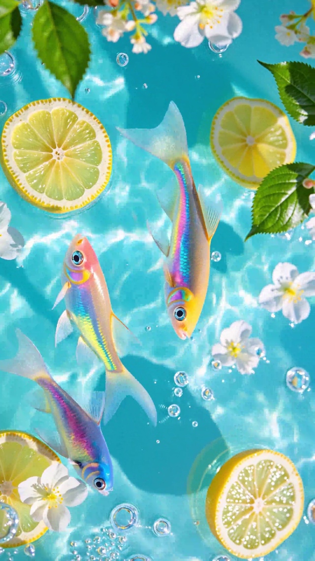 清凉小鱼流水系列