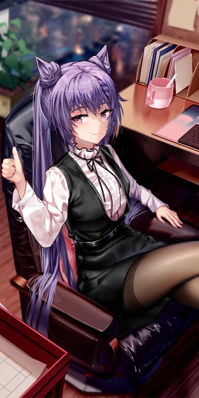 刻晴甘雨-画师：汉堡包