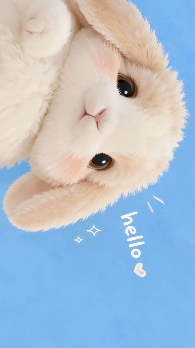 软萌可爱垂耳小兔子