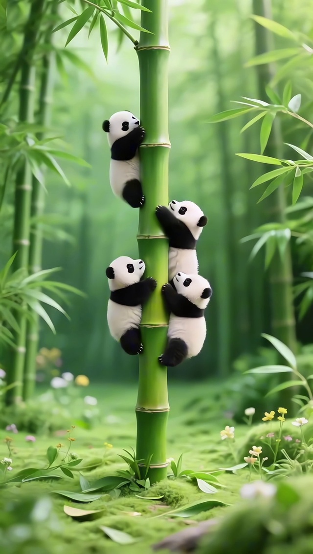 可可爱爱的小熊猫