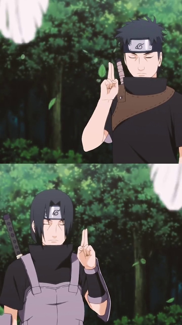 “我是宇智波鼬 愿和止水并肩作战”  