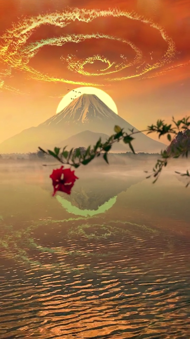 落日美景
