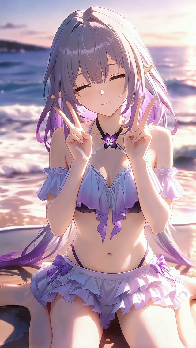 遐蝶丨夏日海滩丨