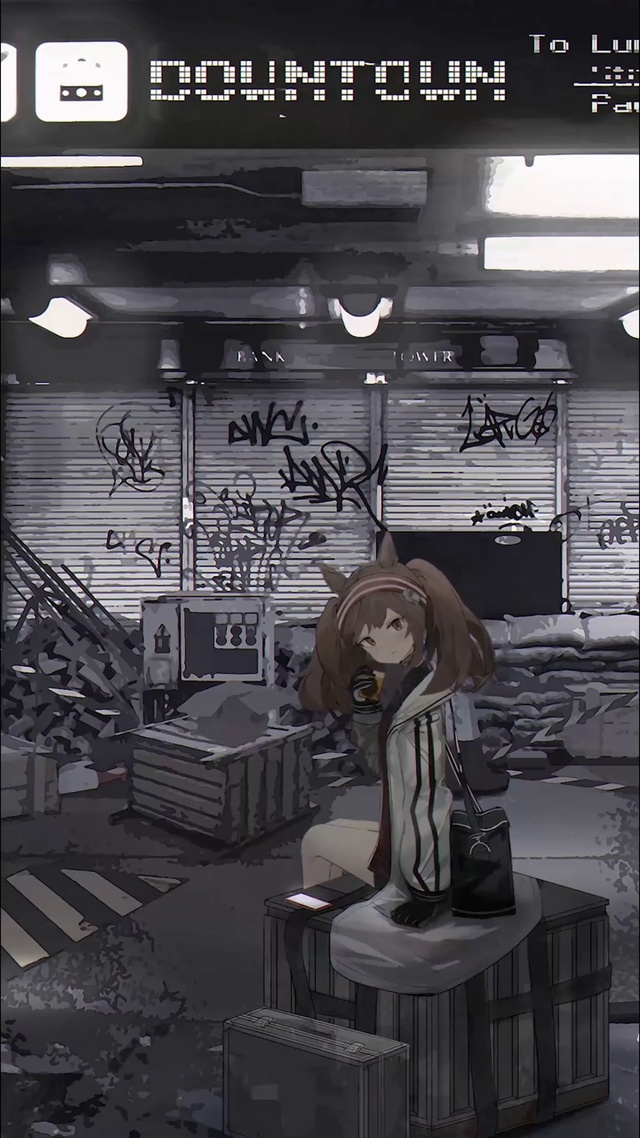 废墟仓库的兽耳娘