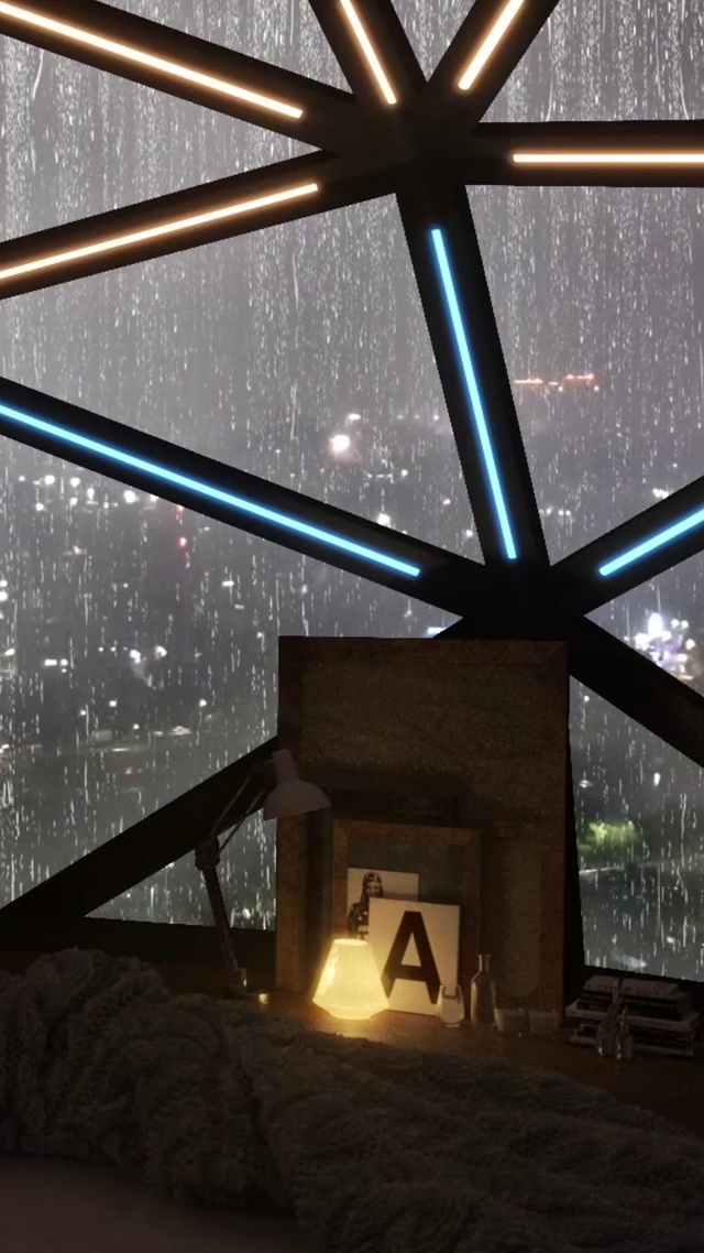 雨天凉爽卧室