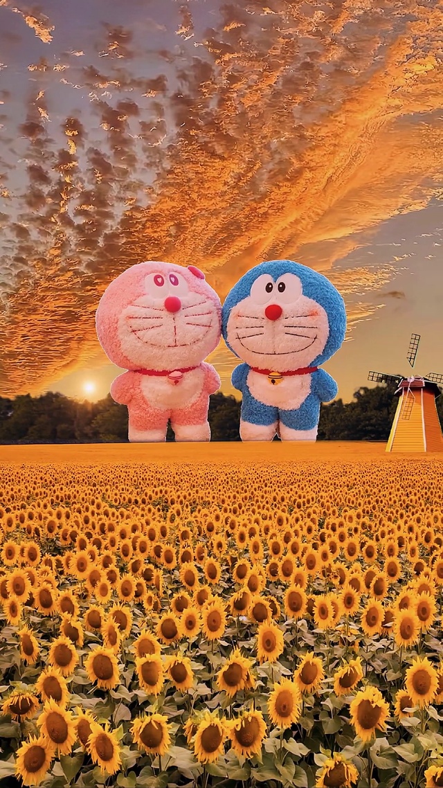 浪漫的向日葵花海