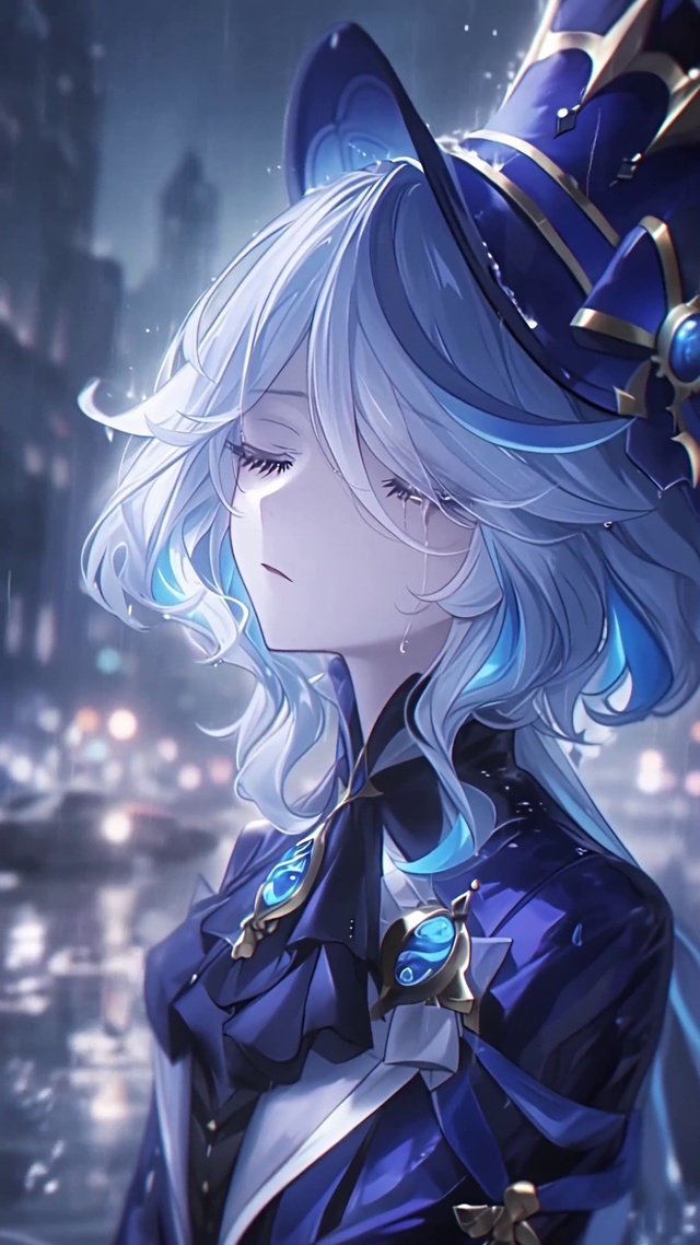 芙宁娜丨伤情雨夜丨