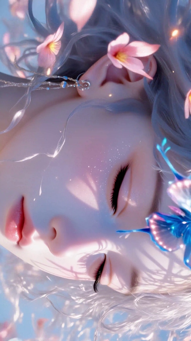 超美眼睛里有星星