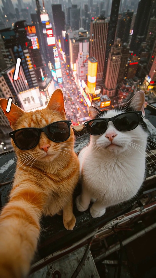 酷酷的小猫咪