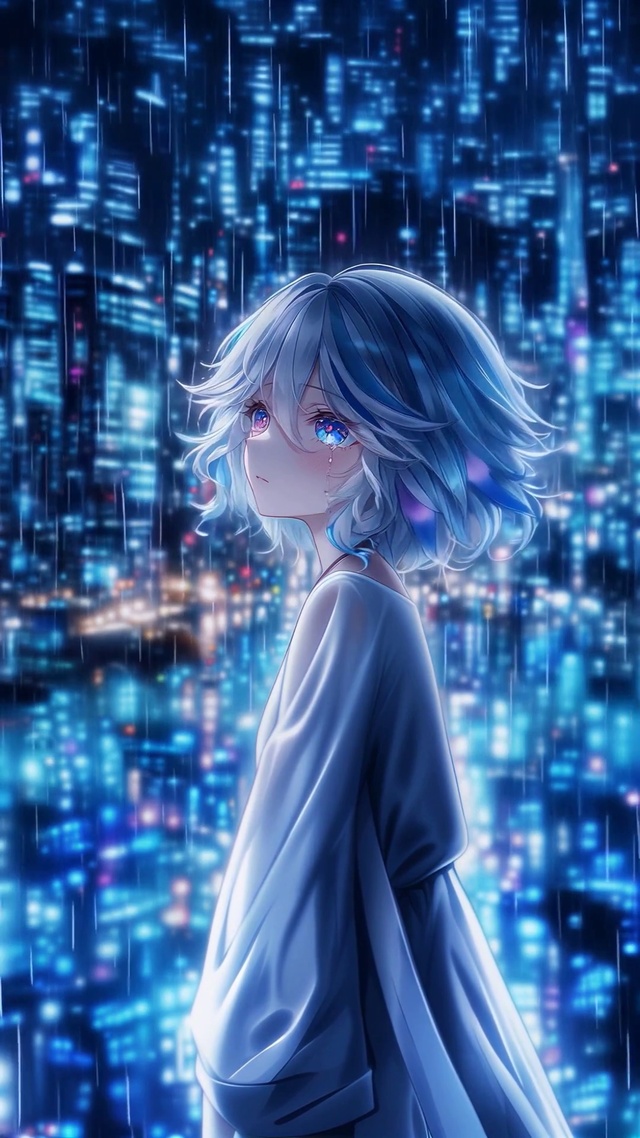 水神芙宁娜伤感风/忧郁伤感少女