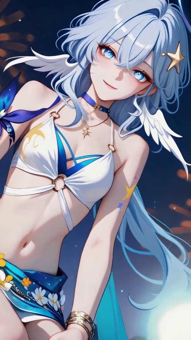 夏日海边烟火-知更鸟晴歌