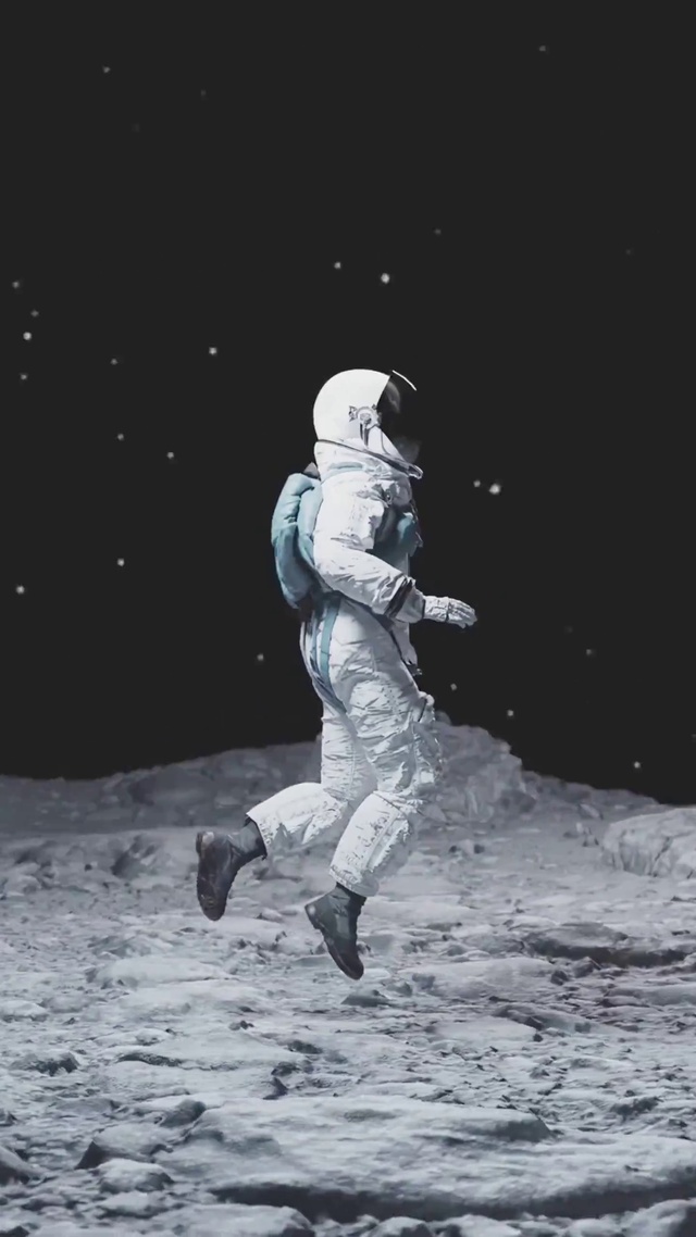 3D旋转宇航员