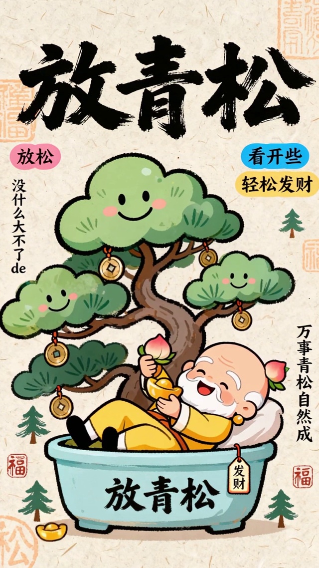 放青松