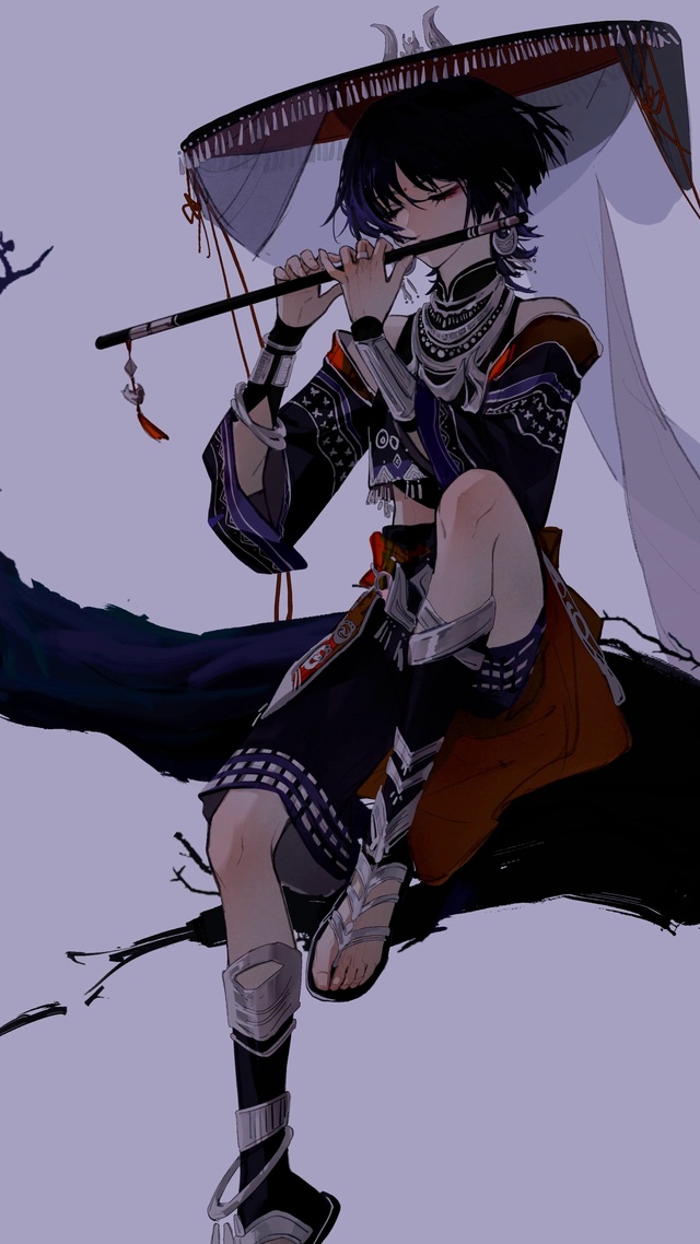 散兵-南隅庄梦-画师：Aoma