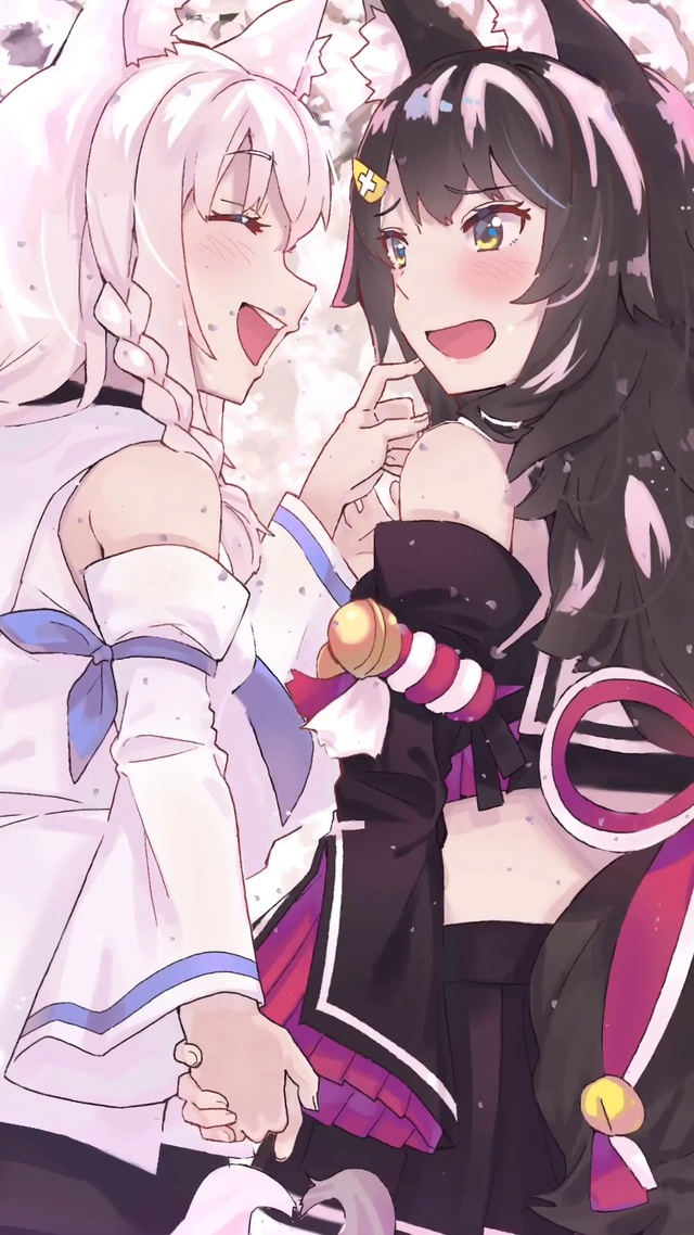 3d动态猫娘姐妹