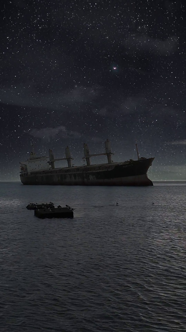 星空下的布鲁维斯号