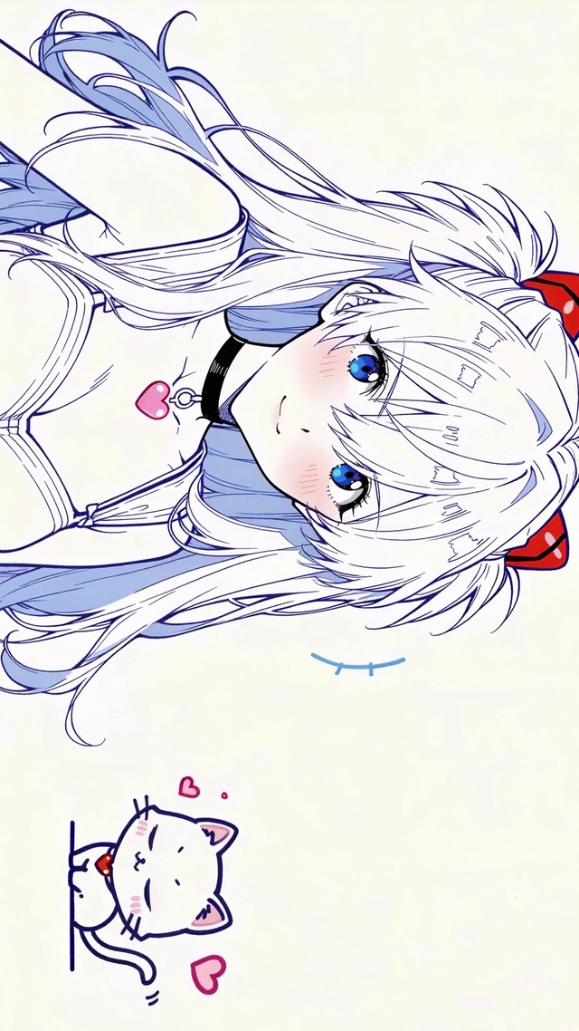 线稿萝莉-明日香