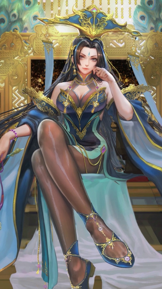古风黑丝美女
